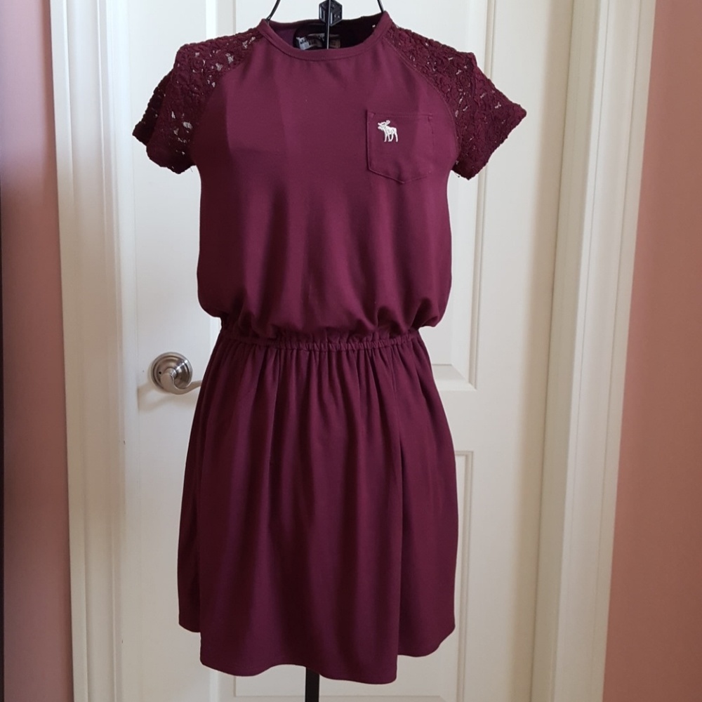 Abercrombie Kids Burgundy Dress